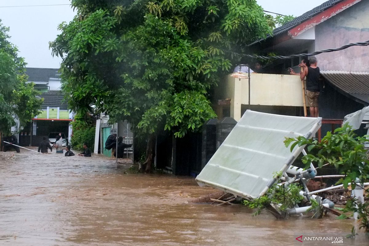 Banjir bandang berdampak pada 1.668 warga di Jember, 440 rumah tergenang