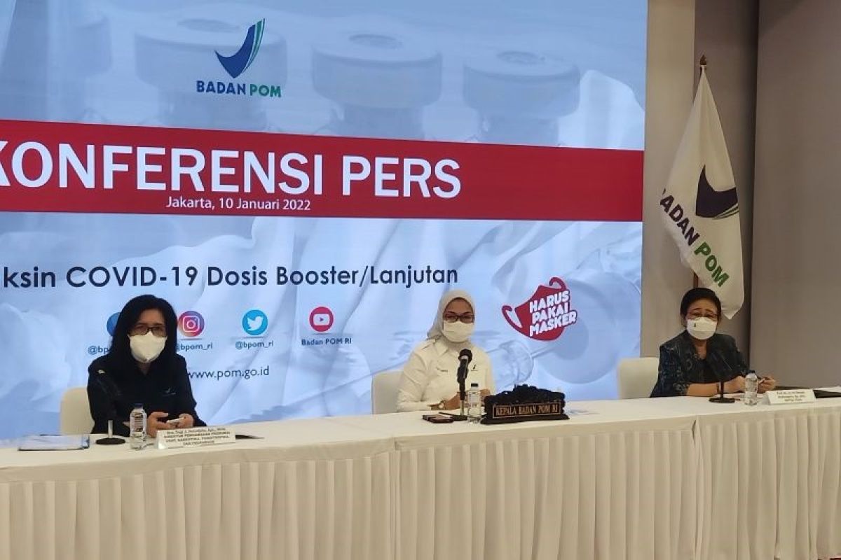 BPOM terbitkan izin penggunaan darurat lima produk vaksin penguat antibodi