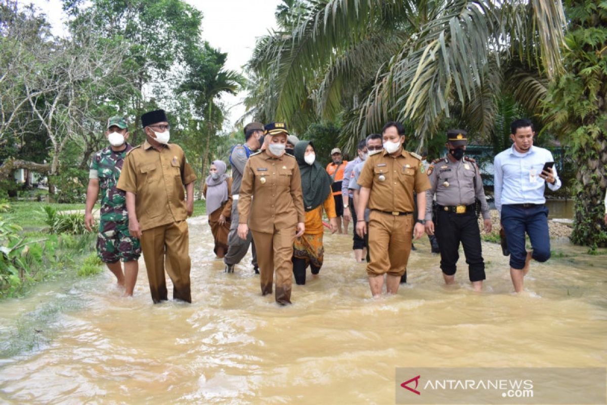 200-an rumah warga Inhu kebanjiran