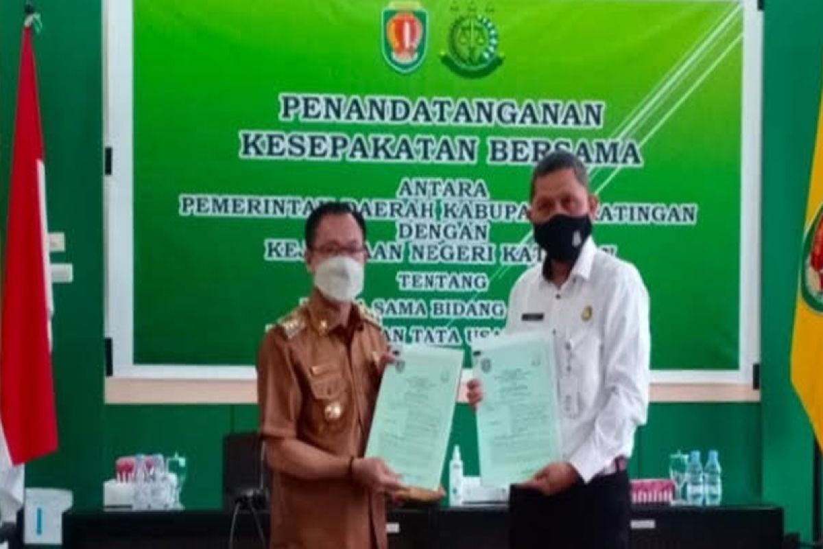 Cegah terjadi masalah hukum, Pemkab Katingan jalin kerja sama ke Kejari