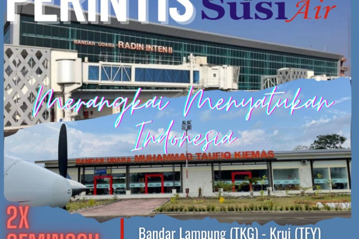 Bandara Taufik Kiemas Pesisir Barat Lampung kembali beroperasi