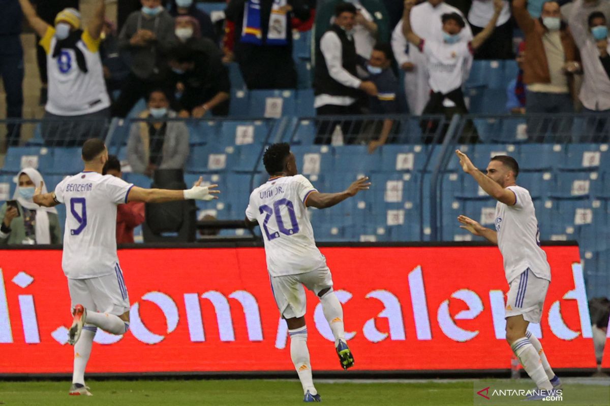 Madrid tekuk Barcelona 3-2 pada semifinal Piala Super Spanyol