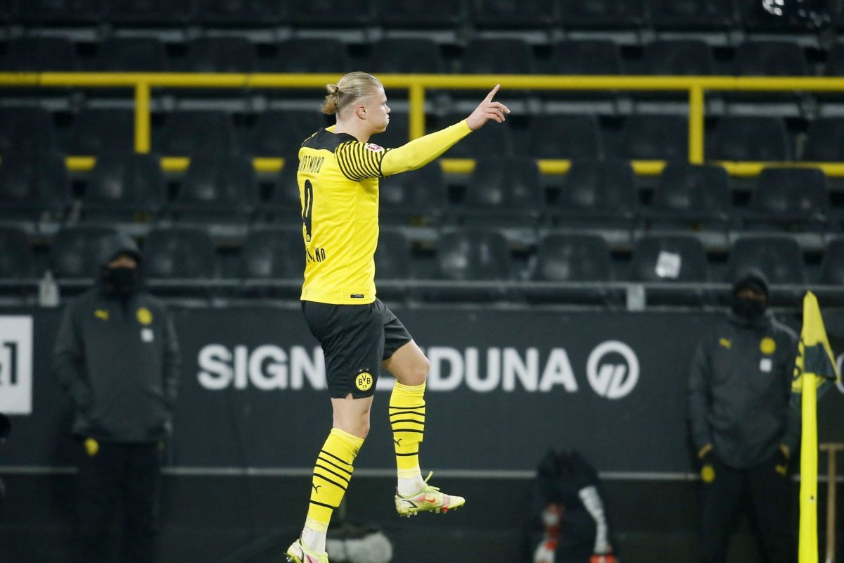 Dortmund gilas Freiburg 5-1,Haaland sumbang 2 gol