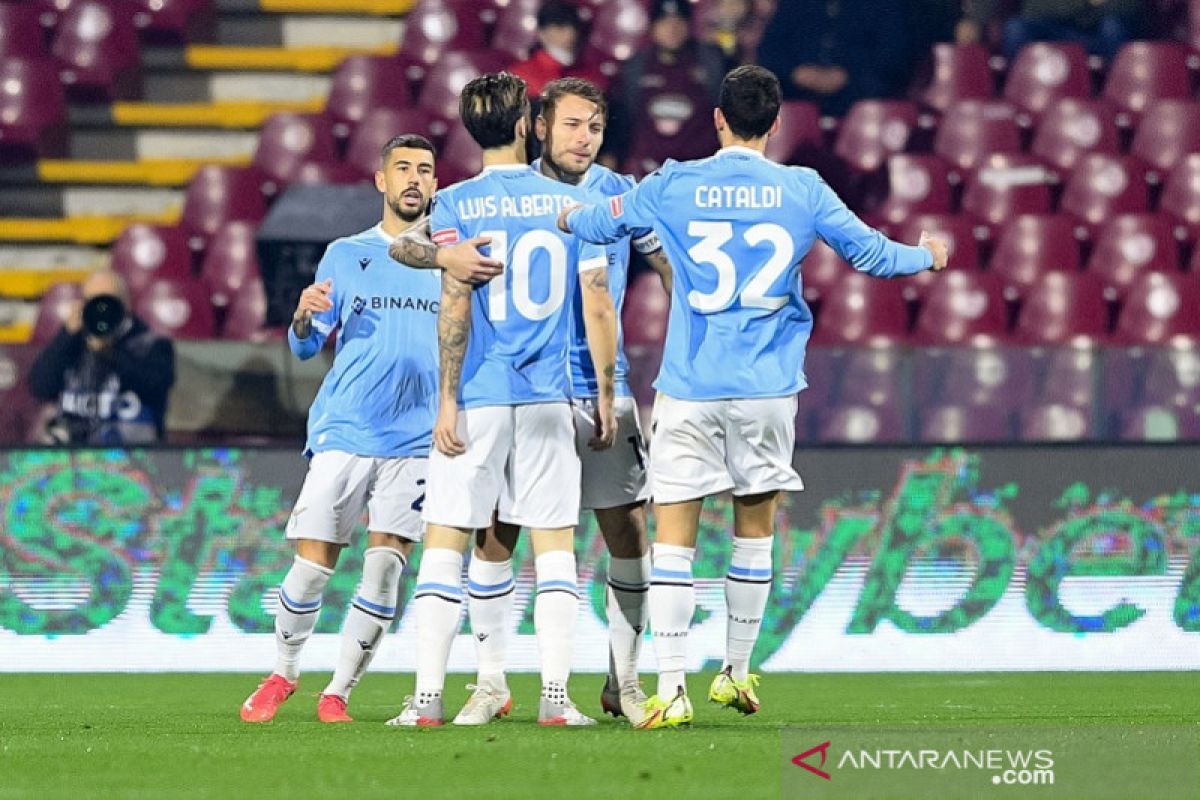 Lazio lumat Salernitana 3-0, LImmobile bumbang 2 gol