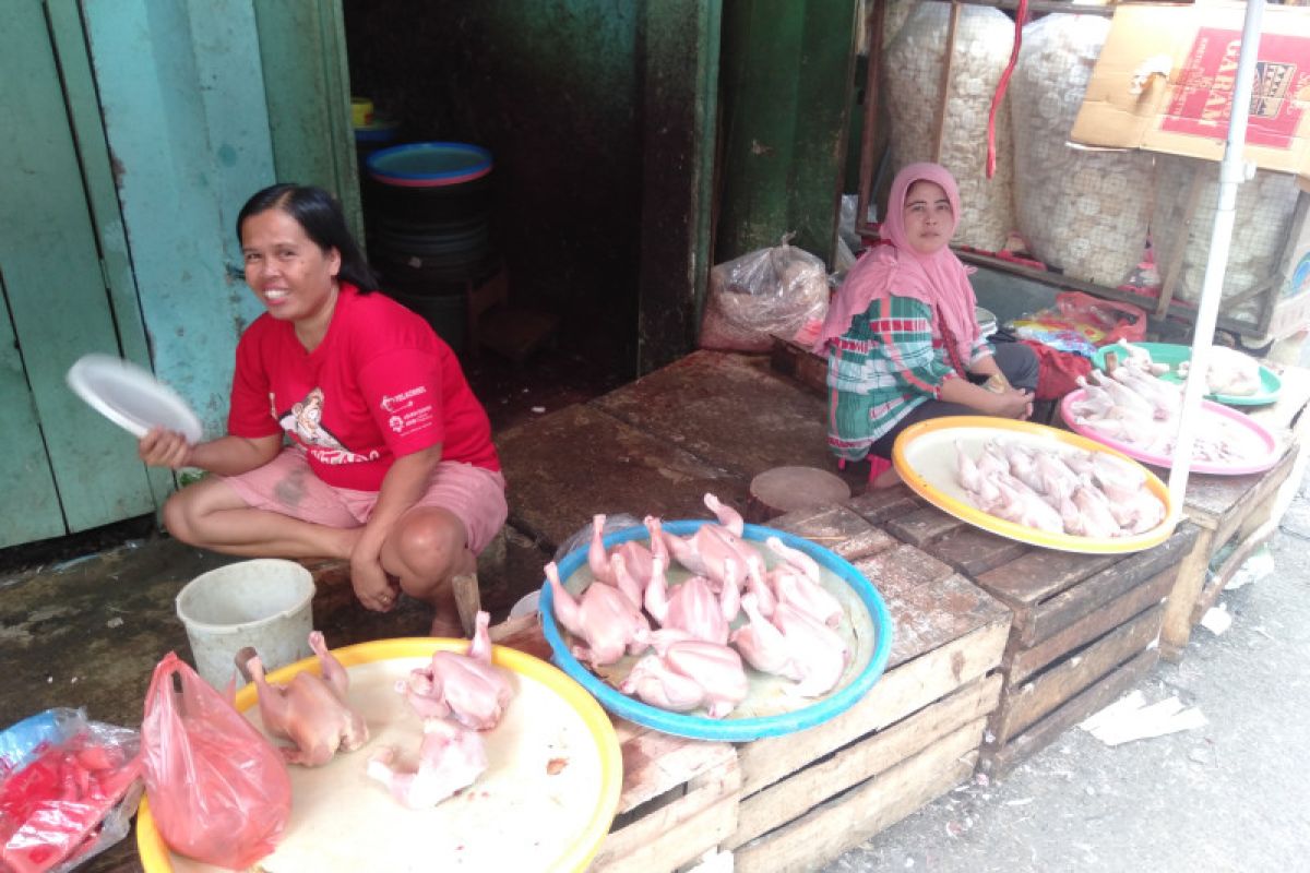 Harga ayam potong di Baturaja naik menjadi Rp32.000/kilogram