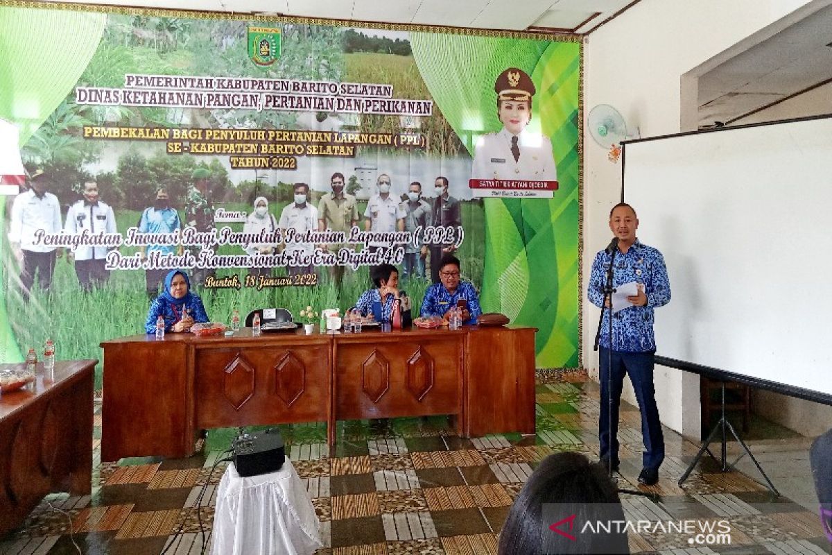 Bupati Barsel minta PPL terus dampingi petani