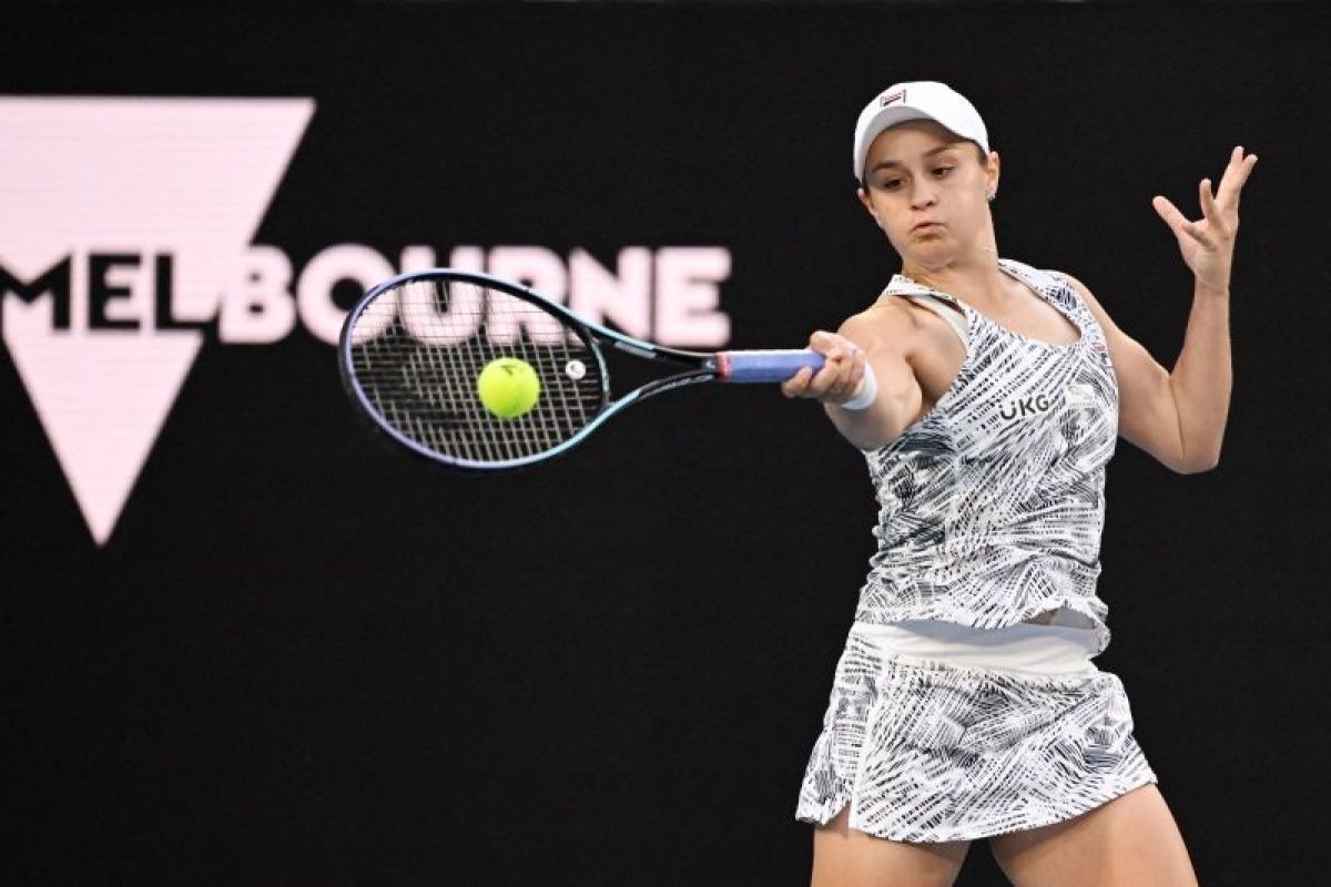 Barty berhasil lewati babak kedua Australian Open kurang dari satu jam