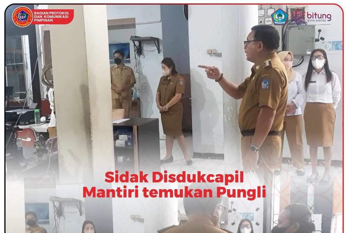 Wali Kota Bitung tegaskan tindak tegas praktek pungli