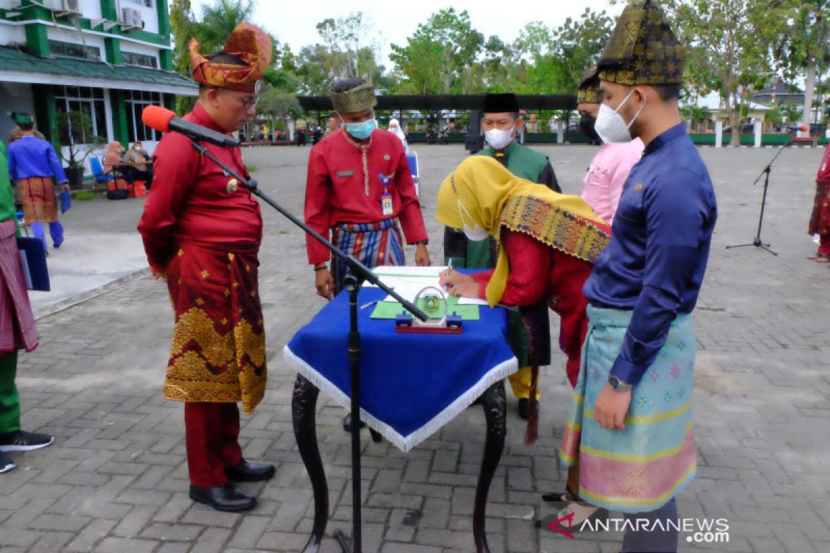 Saat lantik 134 pejabat, Bupati minta jaga kekompakan