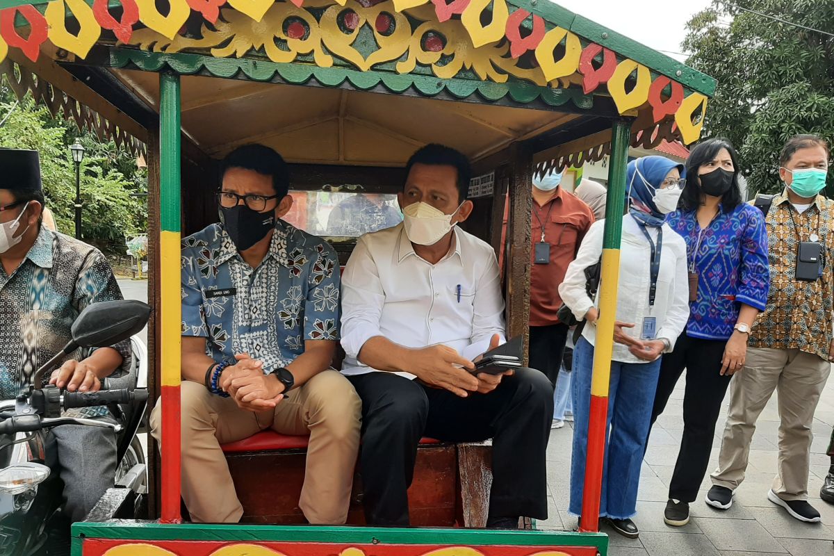 Sandiaga usulkan branding "Bengat" untuk becak motor di Penyengat