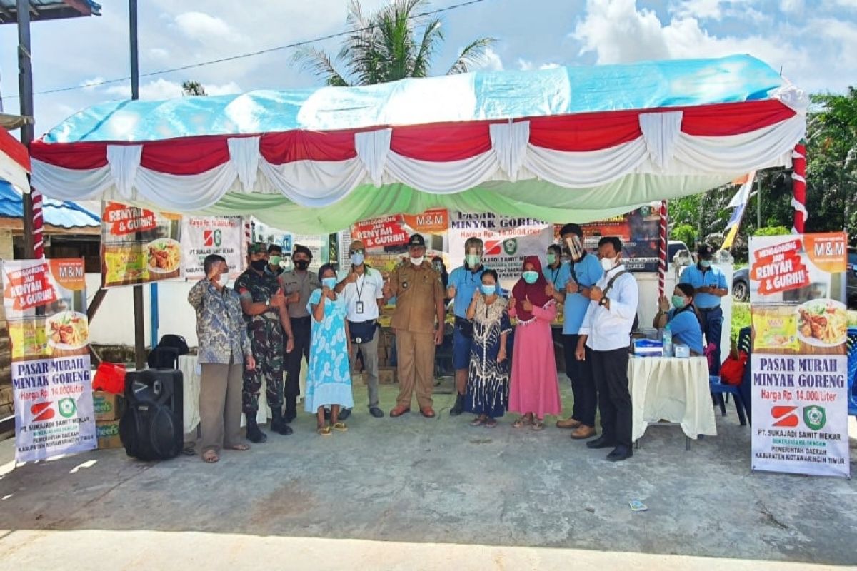 PT SSM, PT MAS dan PT GAP blusukan ke desa distribusikan minyak goreng murah