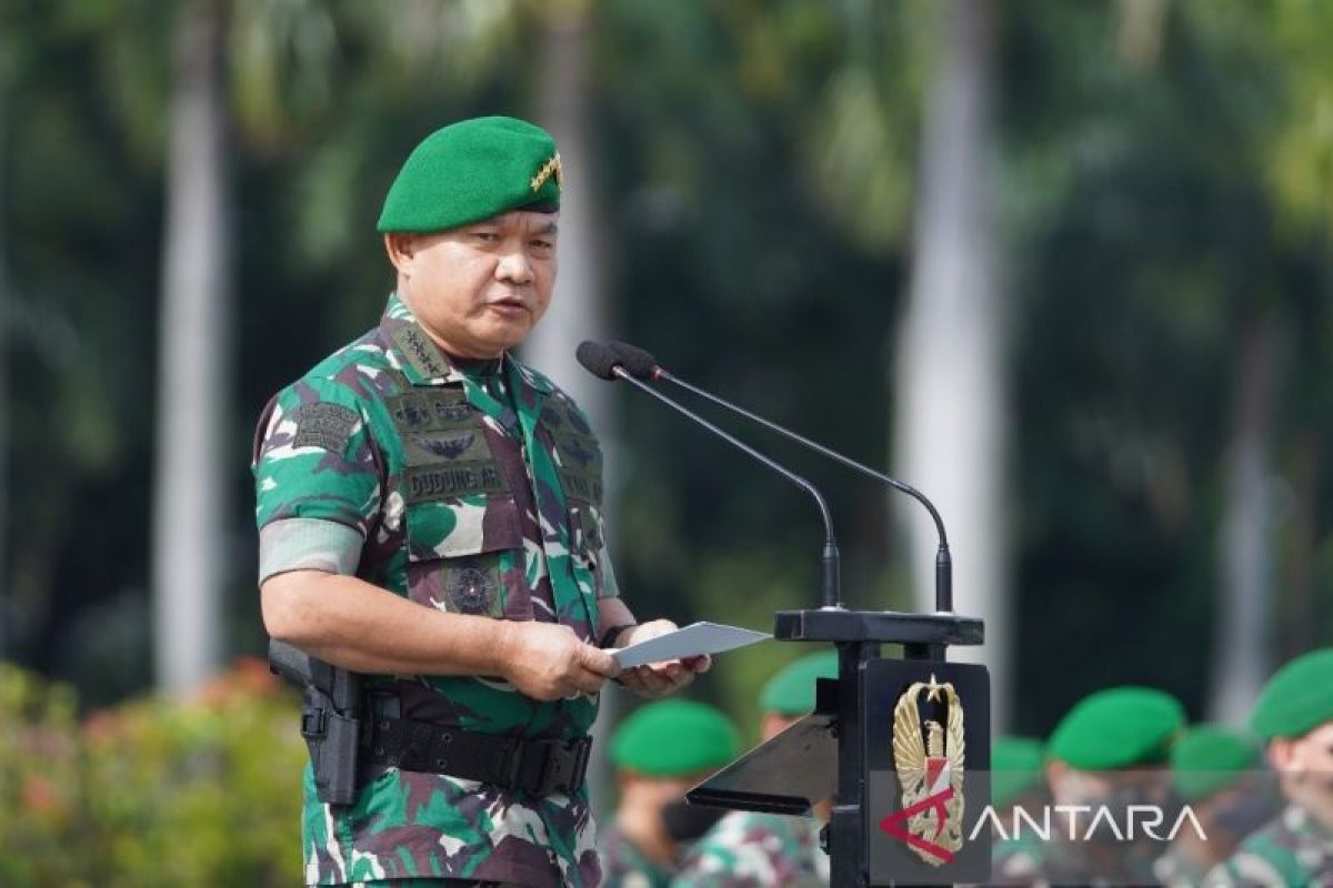 Kasad gelar pasukan di Lapangan Monas cek kesiapan prajurit