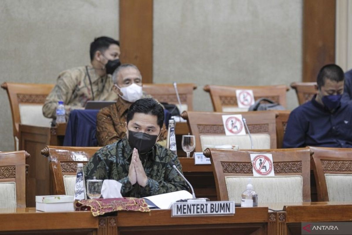 Menteri BUMN Erick optimis mayoritas lessor setujui restrukturisasi utang Garuda