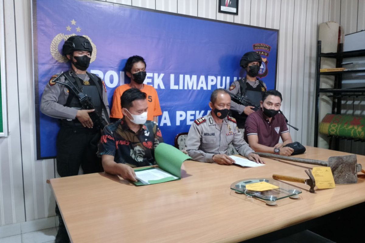 Tukang parkir nyambi jadi pencuri akhirnya ditangkap polisi Pekanbaru