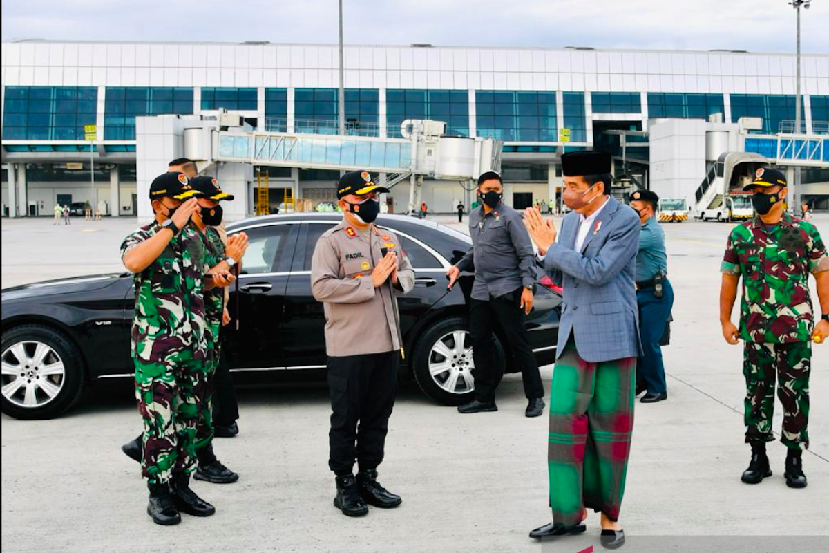 Presiden Jokowi hadiri pengukuhan Pengurus Besar NU di Balikpapan