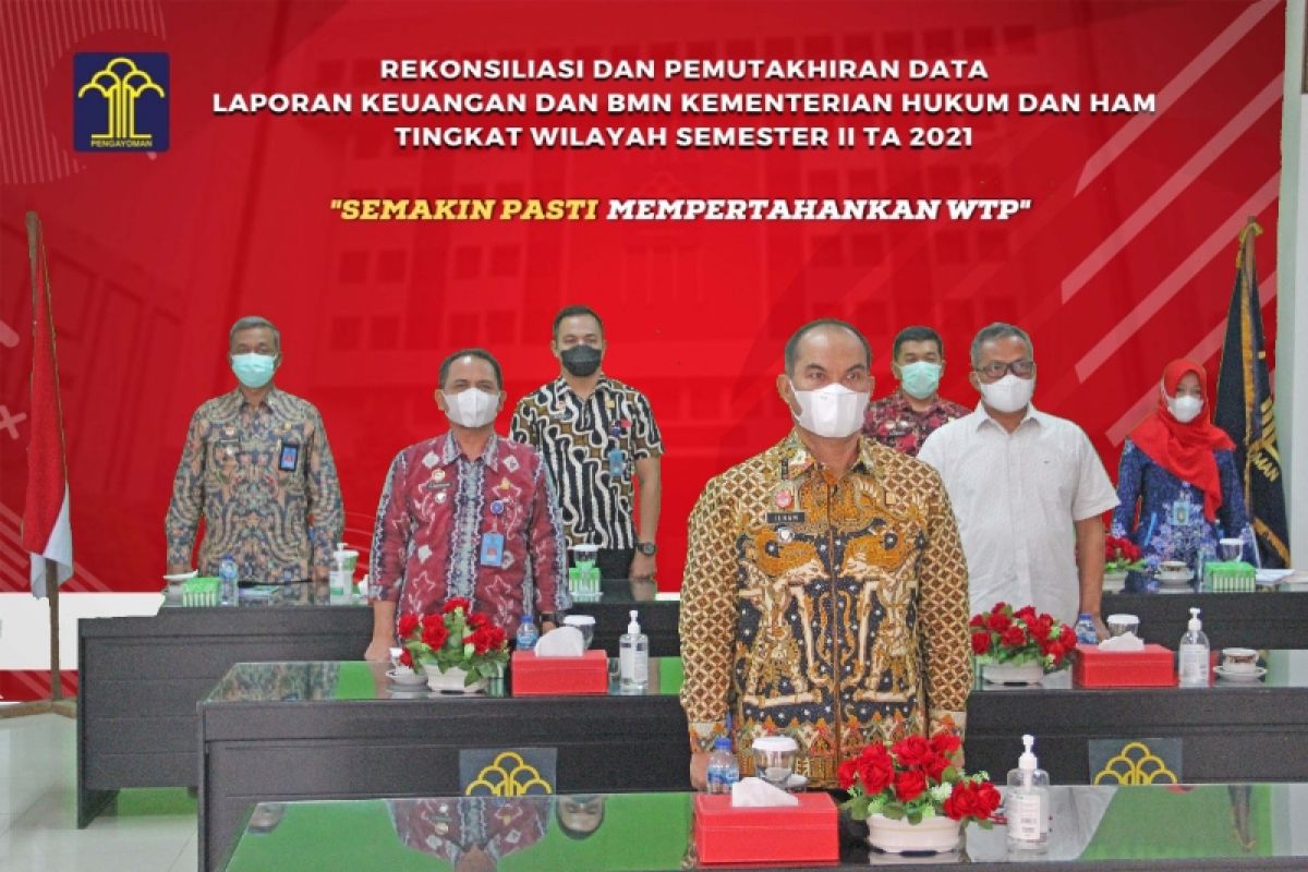 Kanwil Kemenkumham minta jajaran tingkatkan pengelolaan keuangan