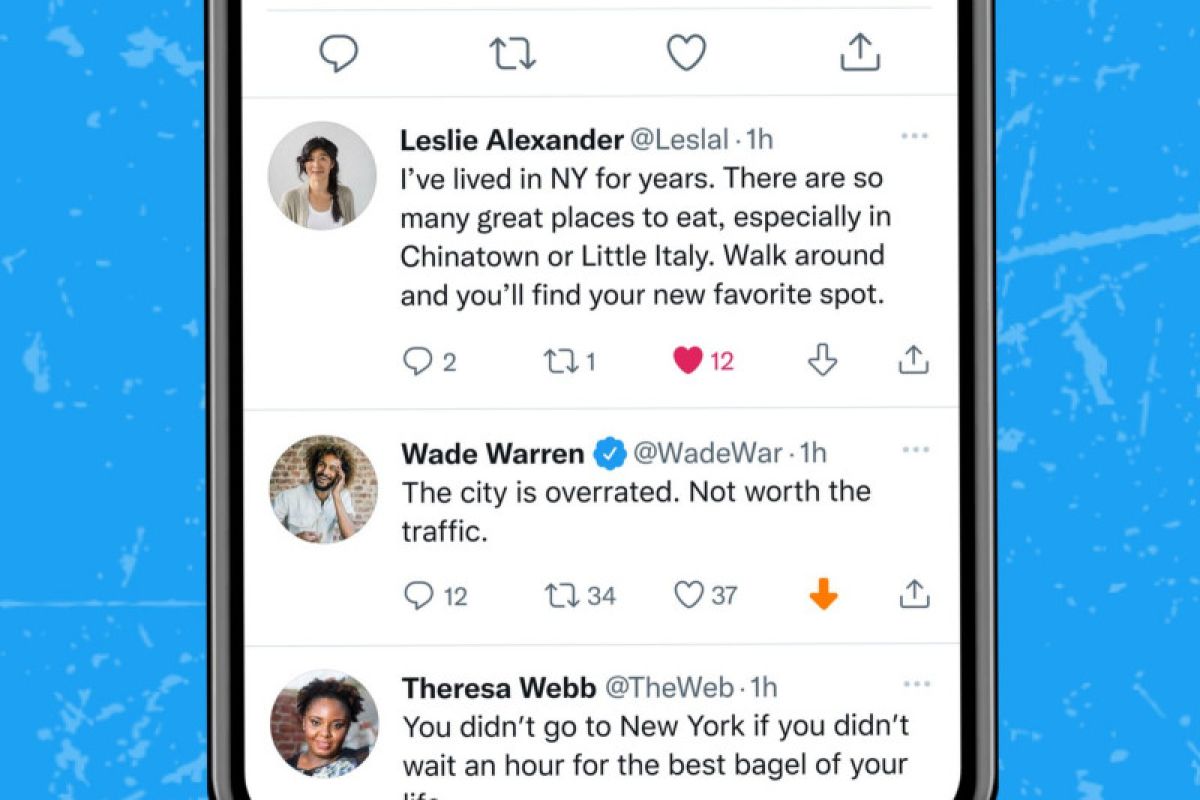 Twitter memperluas uji coba fitur "downvote"