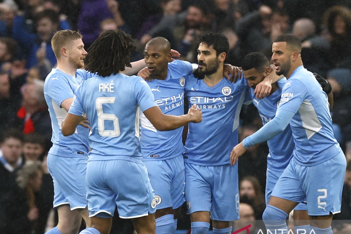 Piala FA, Manchester City gulung Fulham 4-1