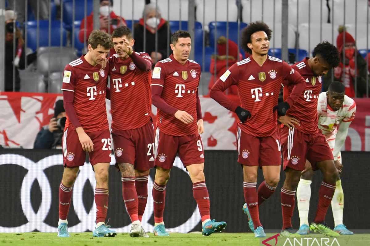 Bekuk Leipzig 3-2, Bayern kian kokoh di puncak klasemen