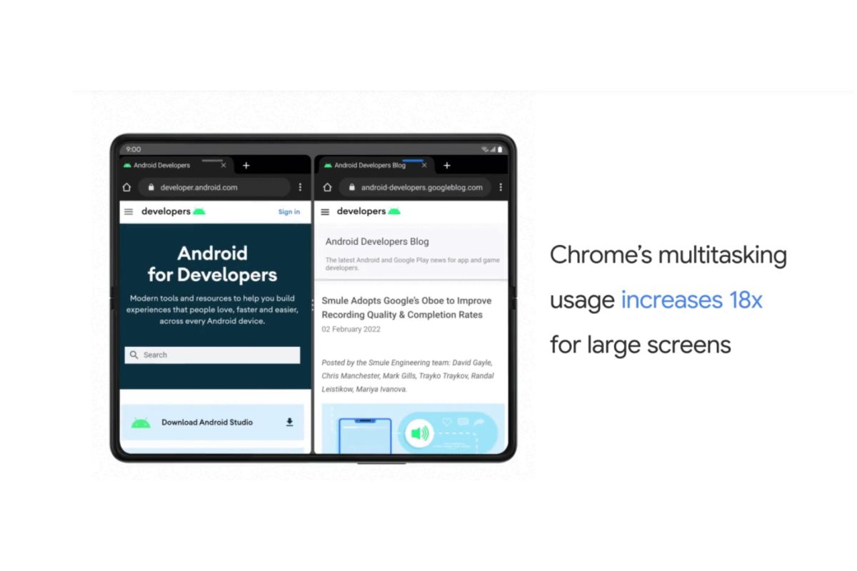 Chrome luncurkan 'multiwindow' dengan peningkatan kinerja 18x pada tablet