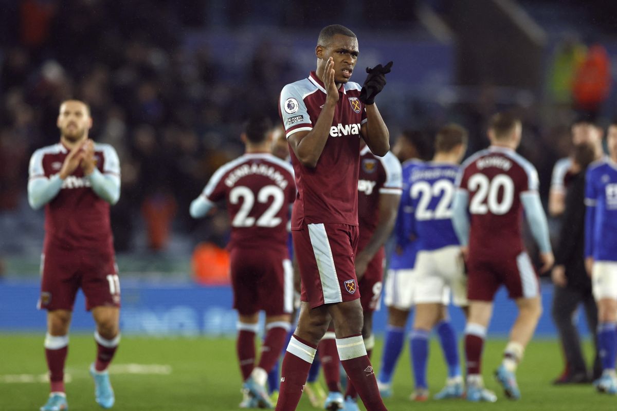 West Ham bermain imbang 2-2 atas Leicester