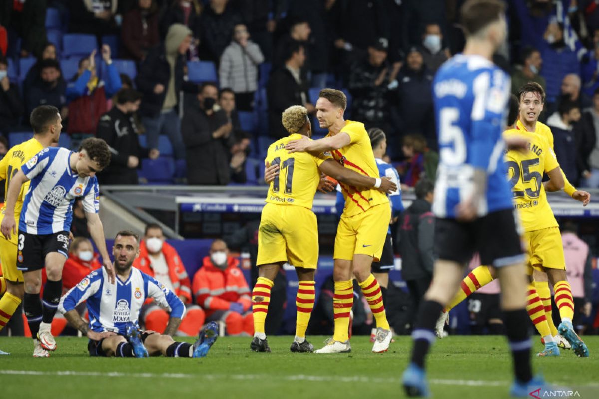 Barcelona bermain imbang 2-2 lawan Espanyol