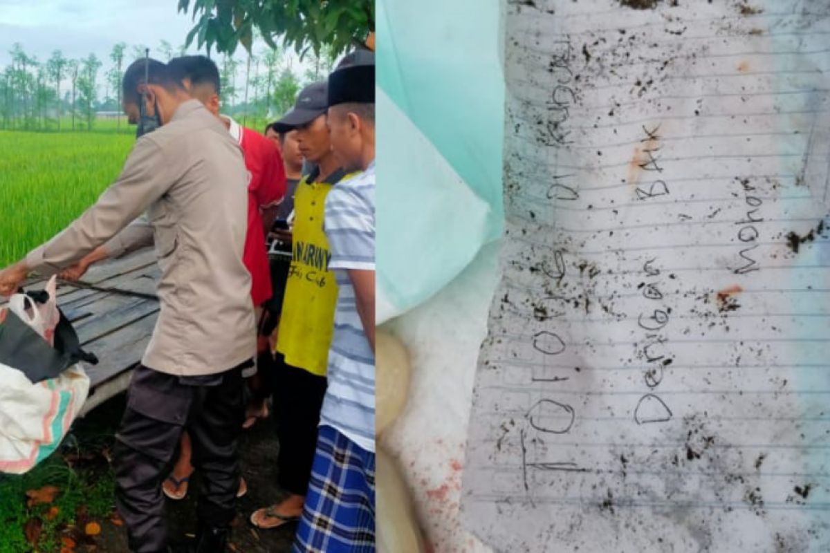 Geger temuan bayi di Kuripan Lobar bertuliskan "Tolong Dikuburkan"