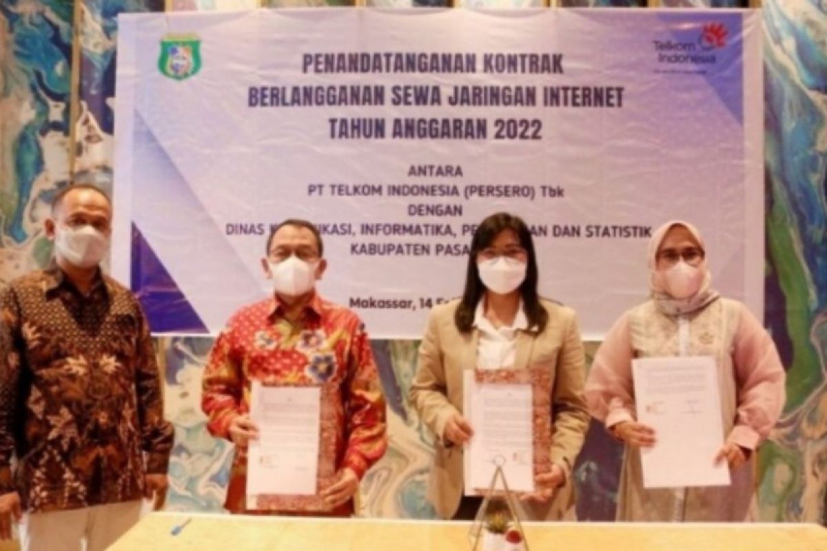 Pemkab Pasangkayu kerja sama PT Telkom sewa internet