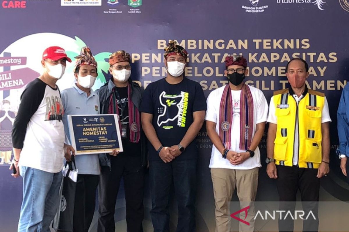 Menparekraf cek kesiapan "homestay" di tiga Gili Tramena untuk MotoGP