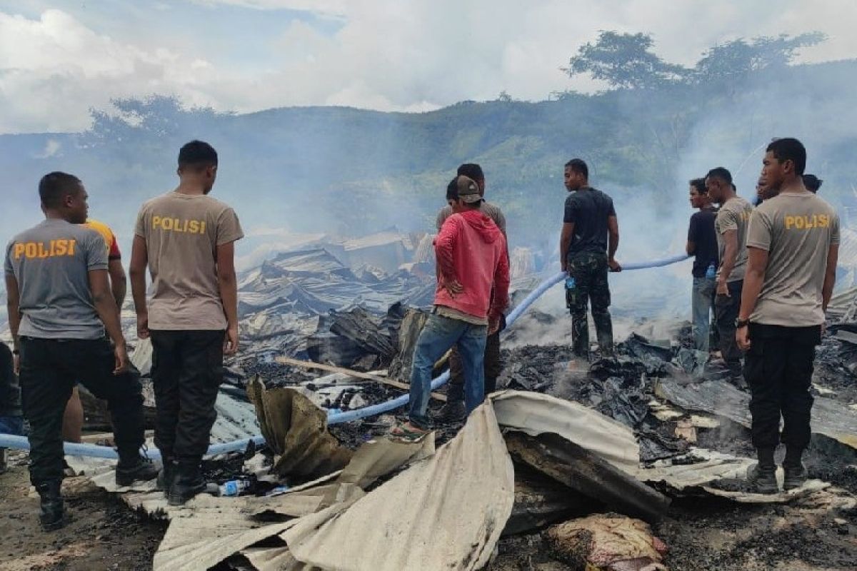 Kebakaran di Karubaga seorang balita meninggal dunia