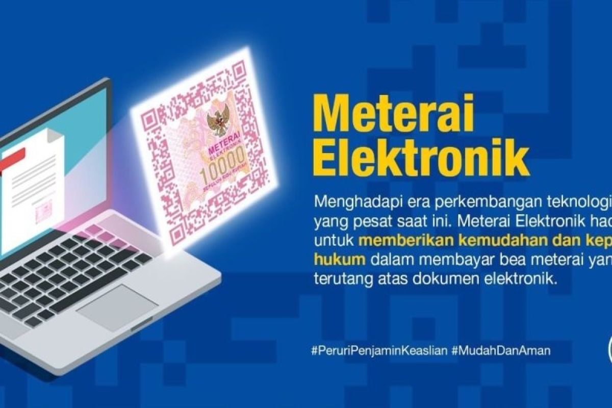 Peruri imbau masyarakat agar e-meterai tidak tumpang tindih dengan tanda tangan