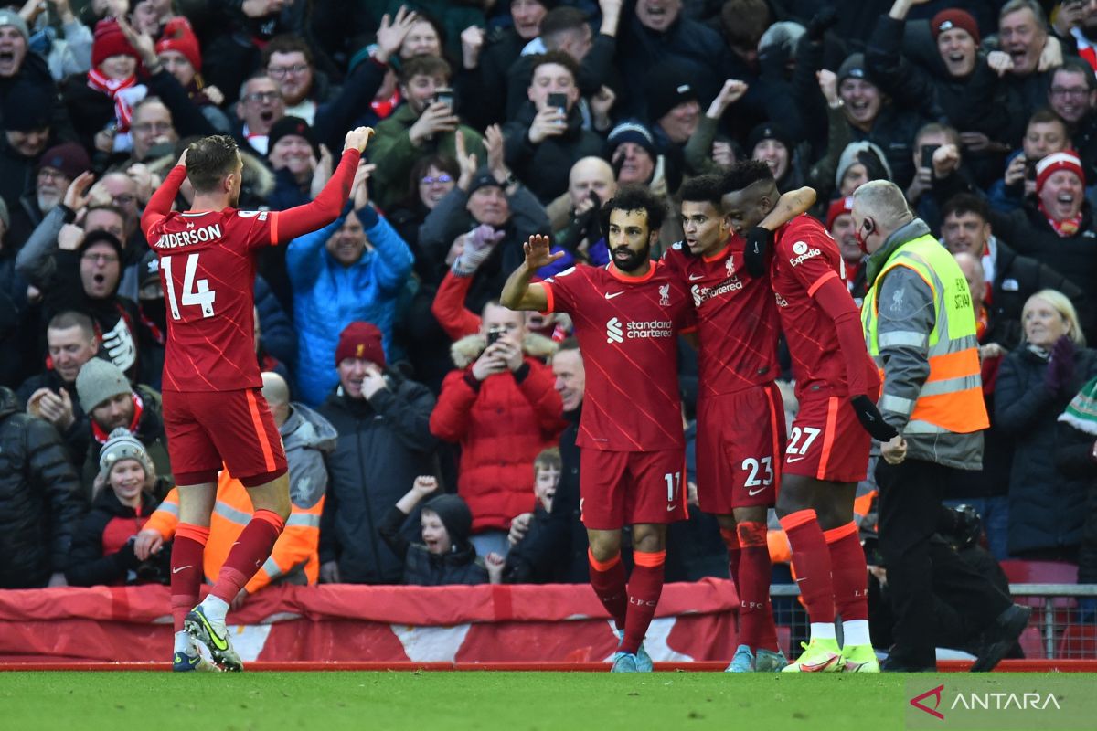 Sempat tertinggal, Liverpool bangkit atasi Norwich