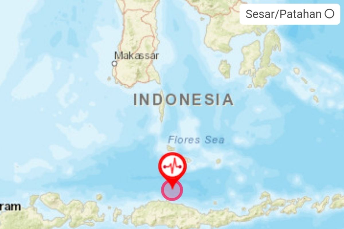 Manggarai diguncang tiga kali gempa