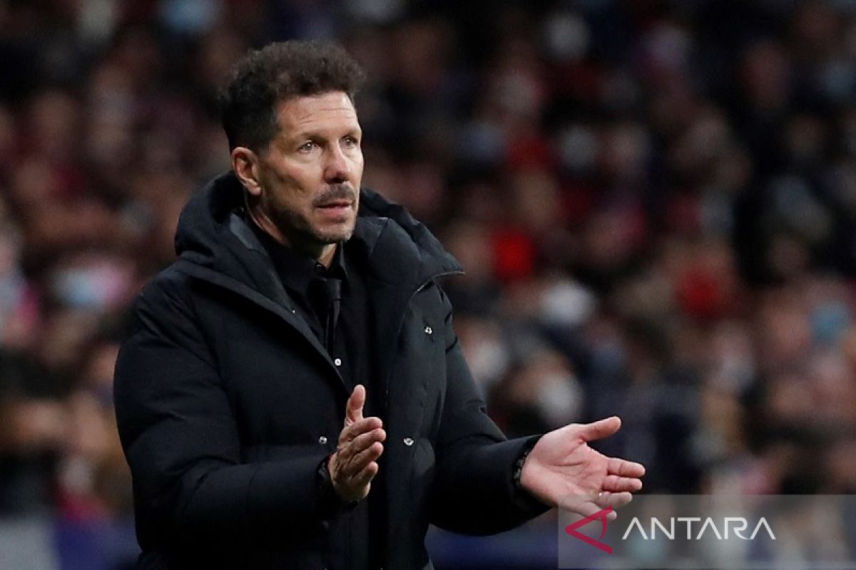 Simeone ingatkan tak ada yang diuntungkan hasil imbang Atletico vs MU