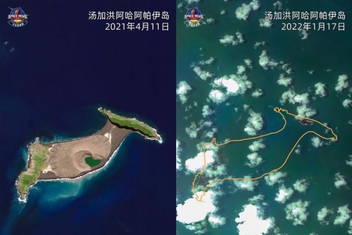 Erupsi gunung berapi di Tonga akan berdampak kecil pada pendinginan suhu Bumi