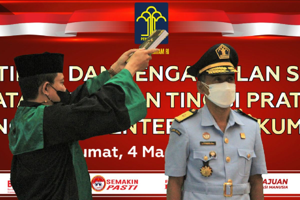 119 pejabat pimpinan tinggi Pratama Kanwil Kemenkumham Jateng dilantik