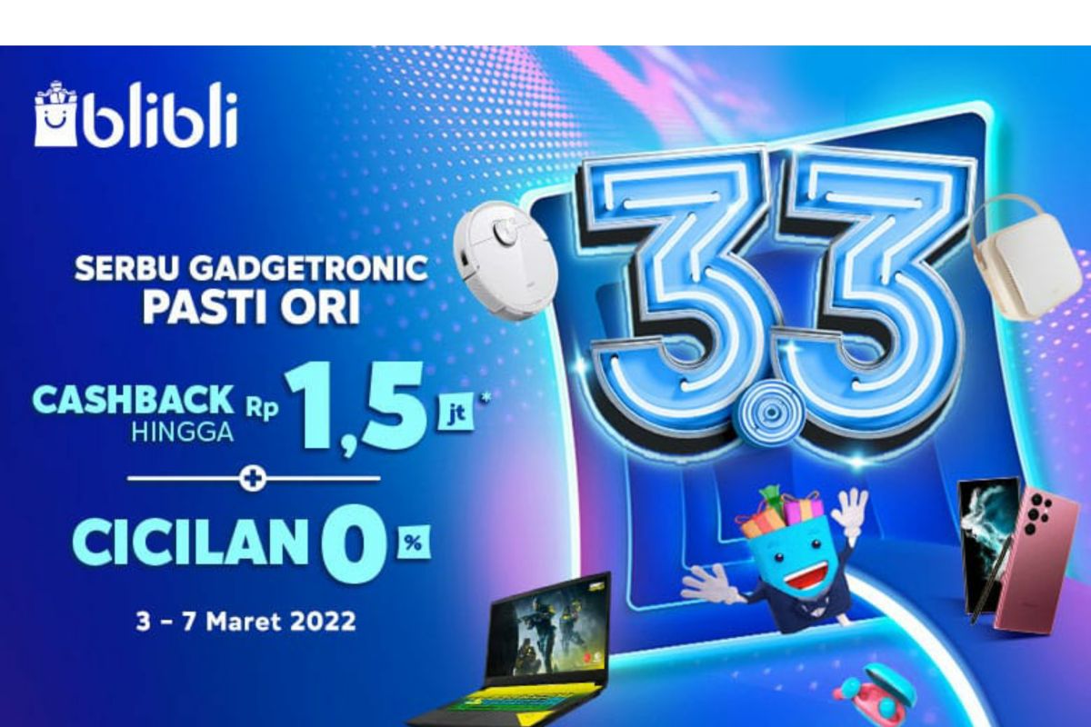 Blibli  buka program serbu "Gadgetronic" sebagai jawaban tingginya permintaan ponsel-elektronik