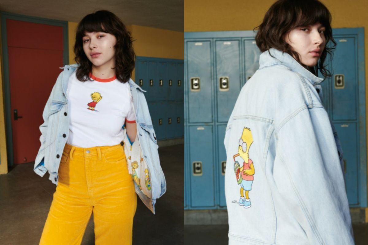 Nostalgia "The Simpsons" dalam  koleksi denim