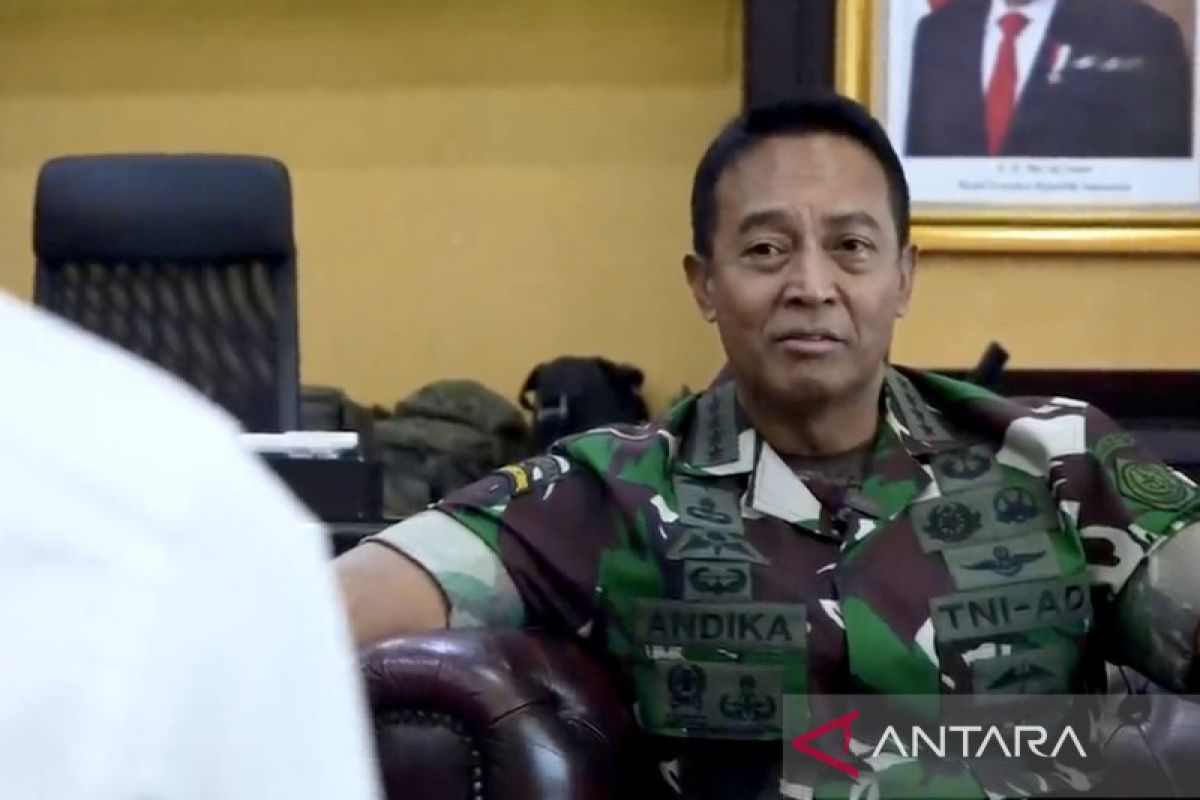 Panglima tegaskan TNI bantu Polri hadapi tantangan keamanan pada 2022