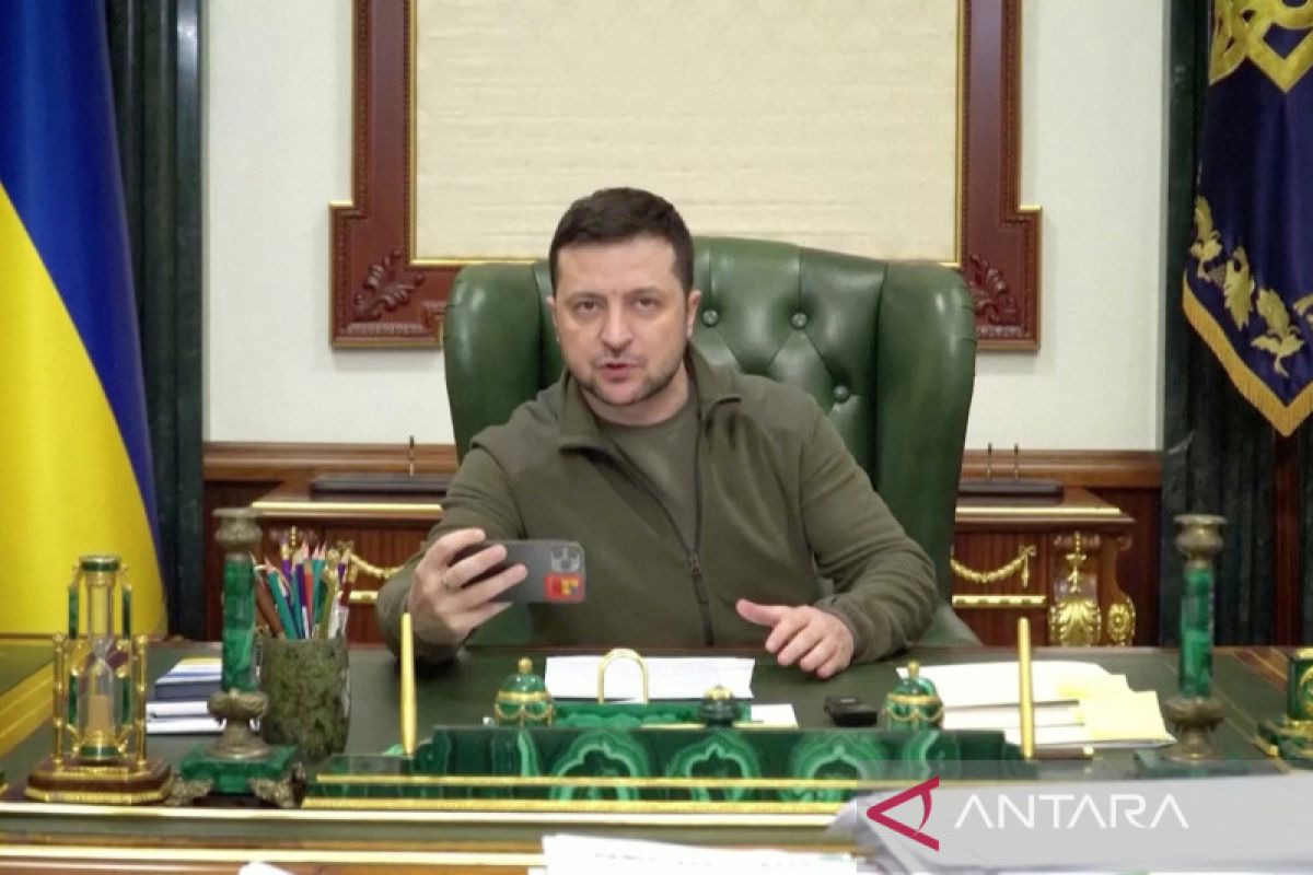 Zelenskyy sebut perundingan damai Ukraina-Rusia sudah lebih realistis