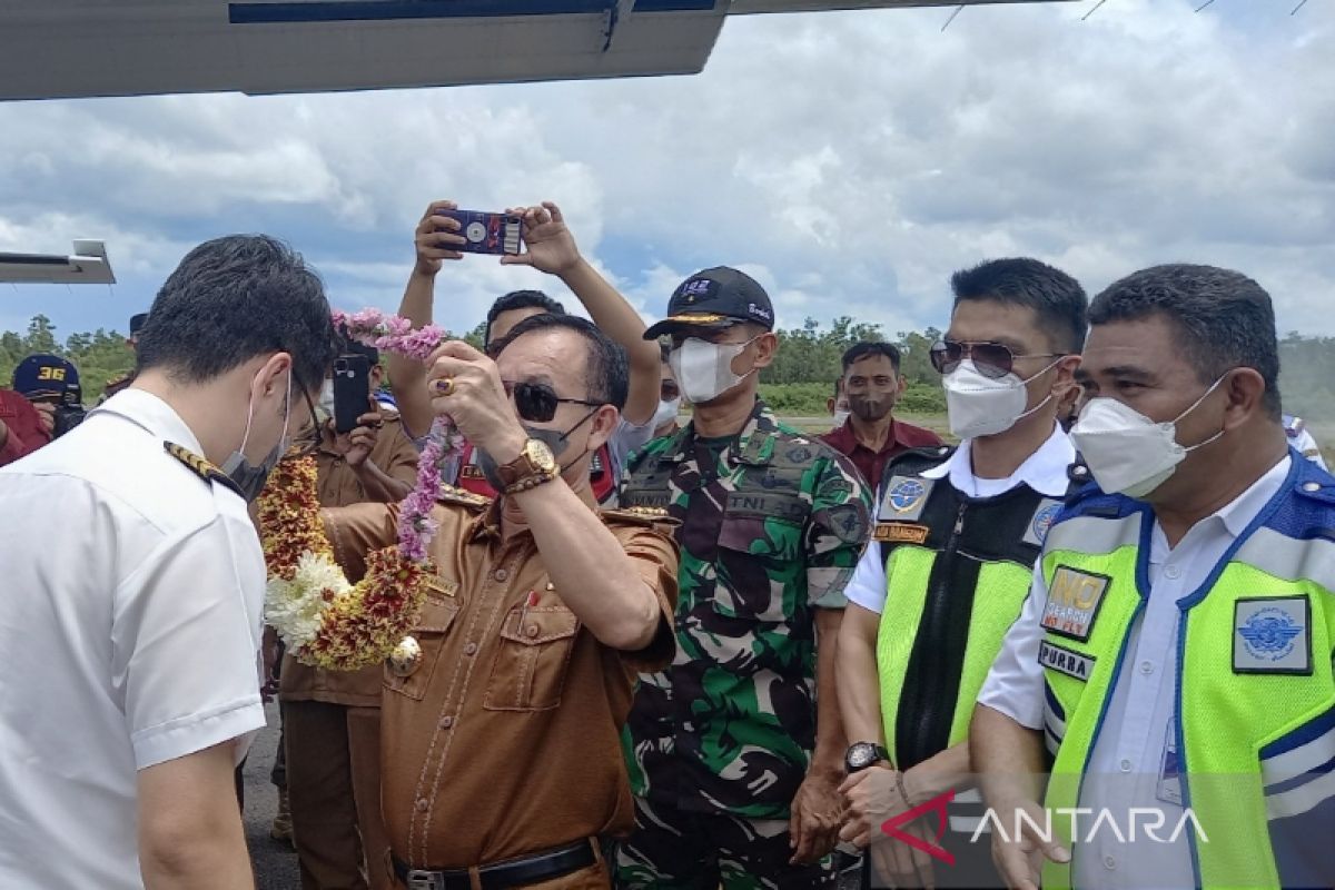 Penerbangan Tumbang Samba-Banjarmasin diharapkan dorong peningkatan perekonomian