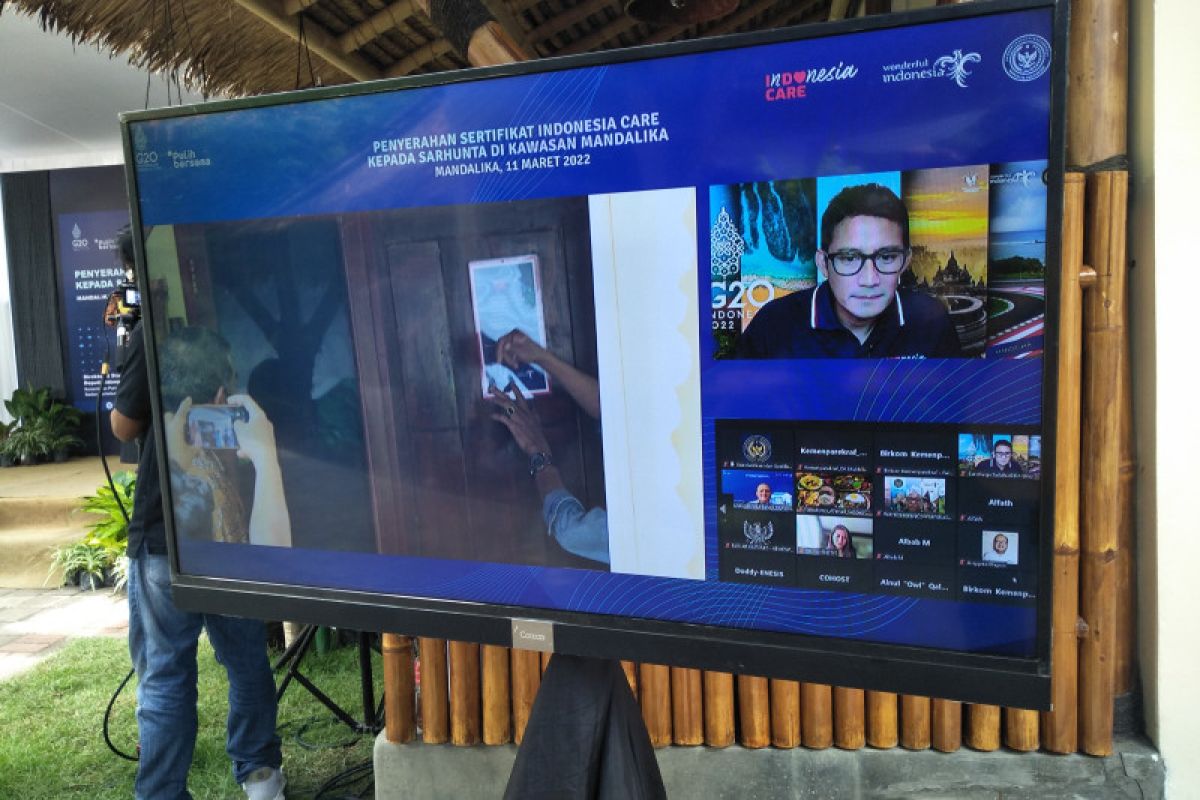 Mandalika tourist accommodations now CHSE-certified: Minister Sandiaga