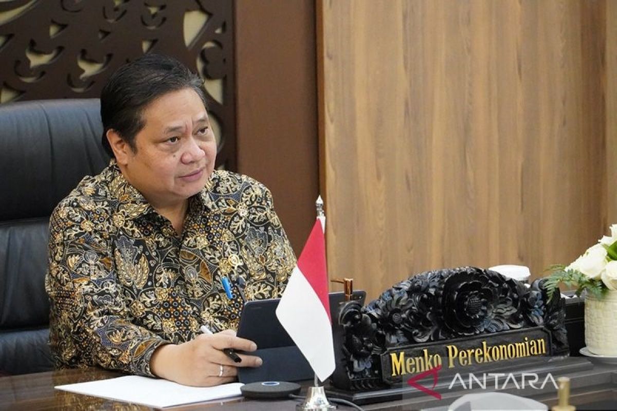 Menko Airlangga sebut investasi ekonomi hijau dan biru bakal percepat pembangunan