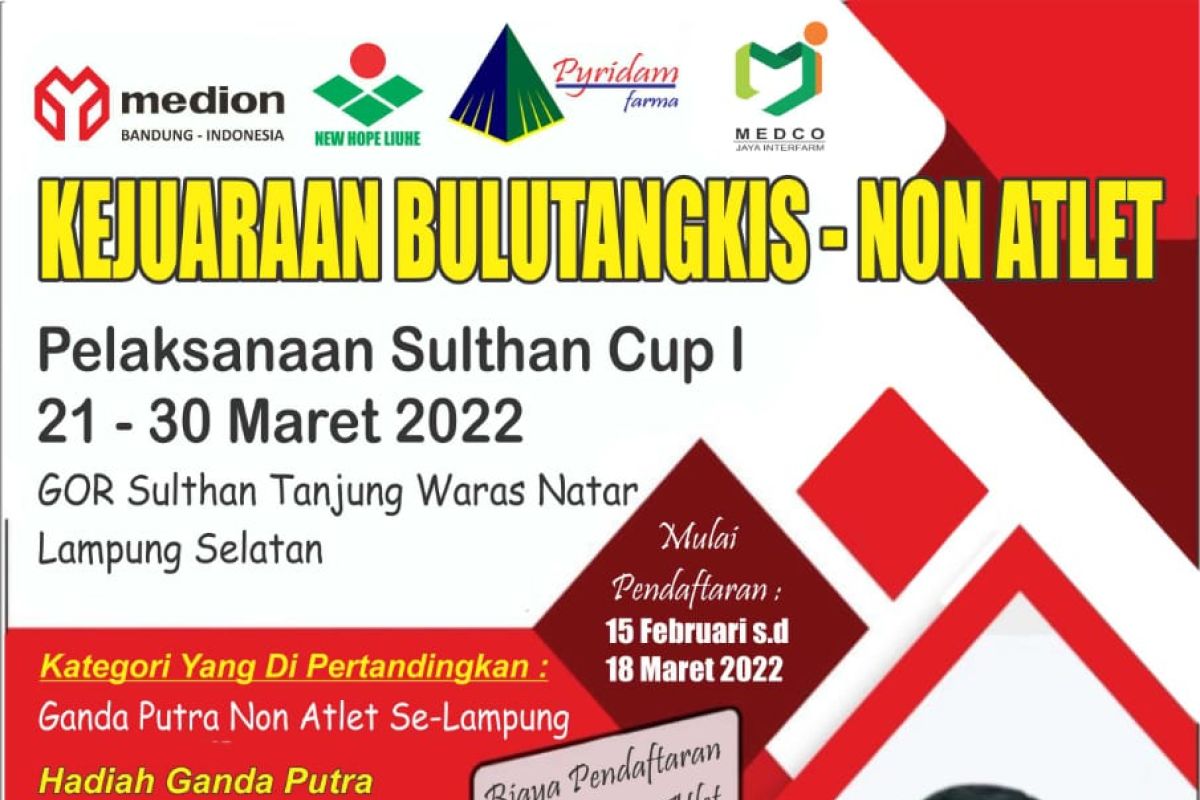 GOR Sulthan gelar turnamen bulu tangkis jaring bibit unggul calon pemain