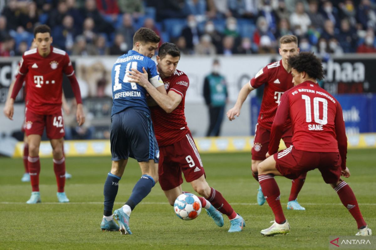 Bayern Muenchen ditahan imbang 1-1 di markas Hoffenheim