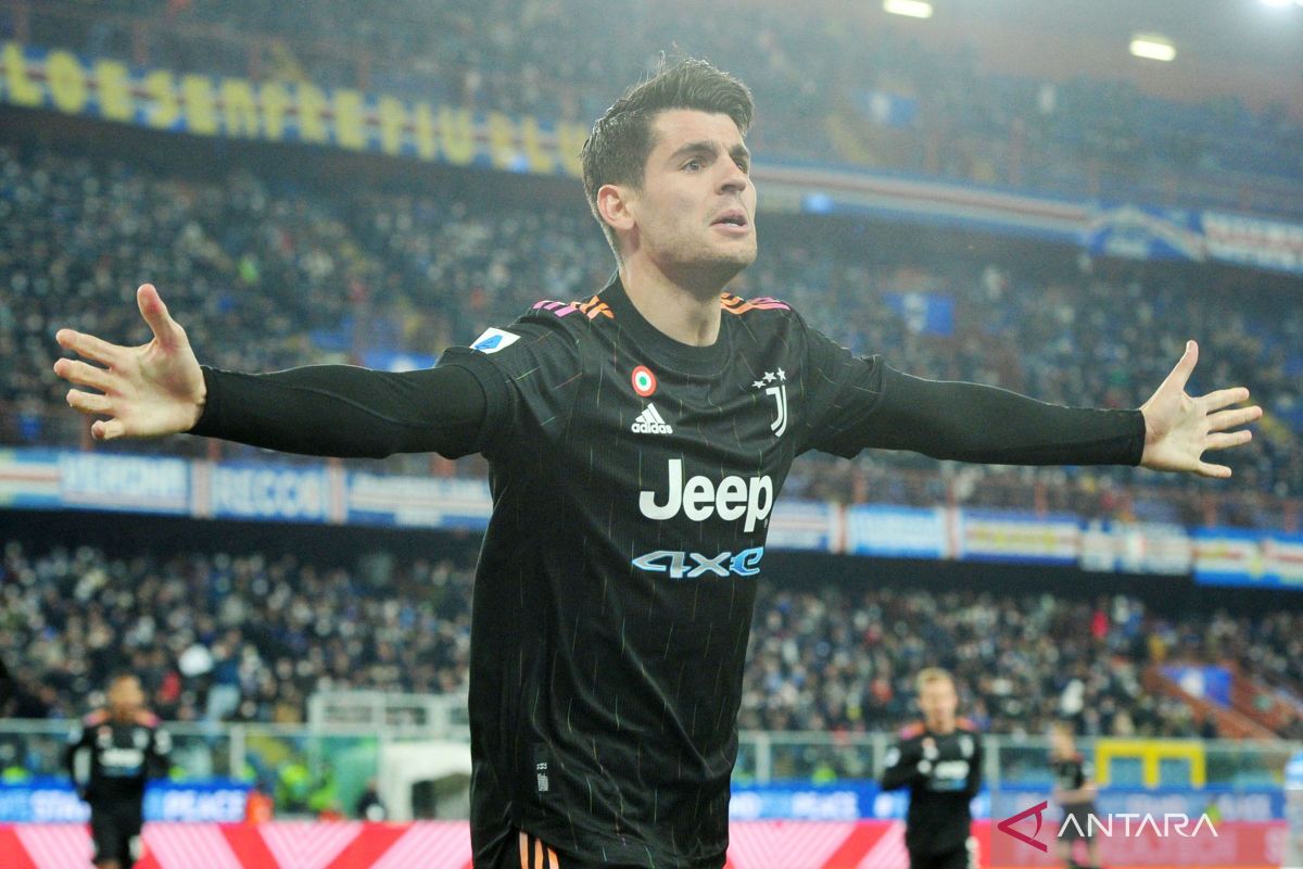 Dua gol Morata antar Juventus tekuk Sampdoria 3-1