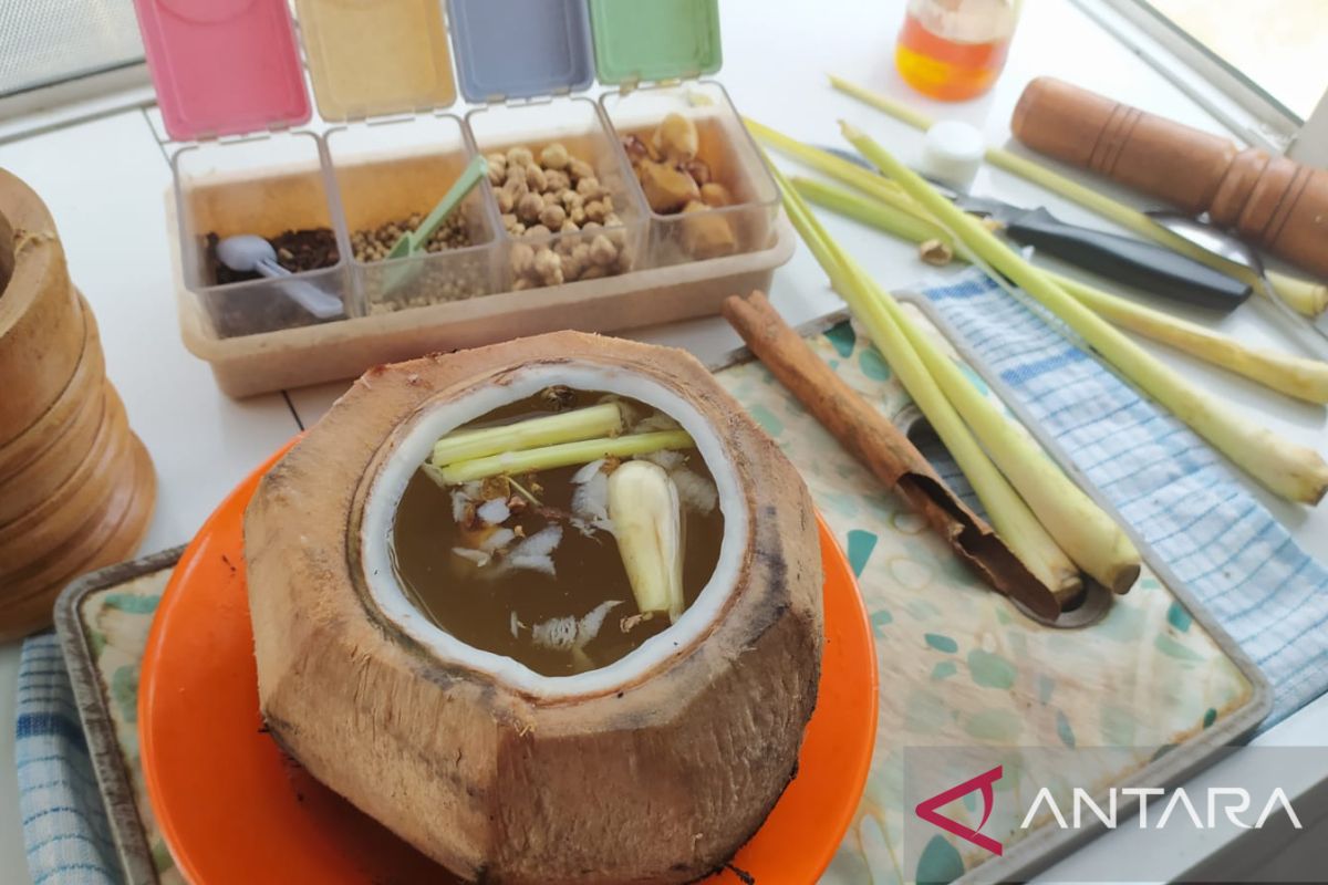 Kelapa bakar rempah khas Bengkulu banyak khasiat