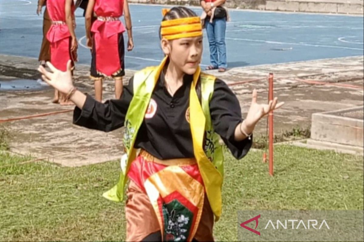 Lomba lawang sakepeng meriahkan Festival Seni Budaya di Kapuas