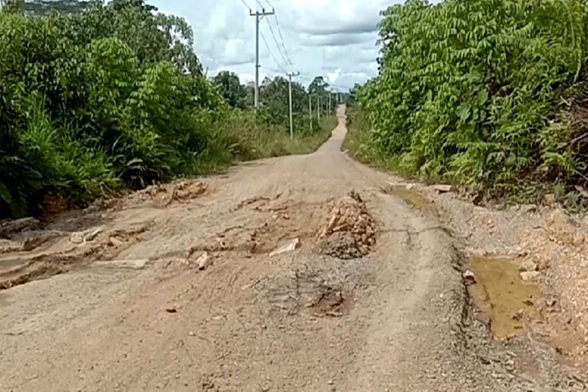 PUPR Barut sebut jalan rusak diduga akibat angkutan melebihi tonase