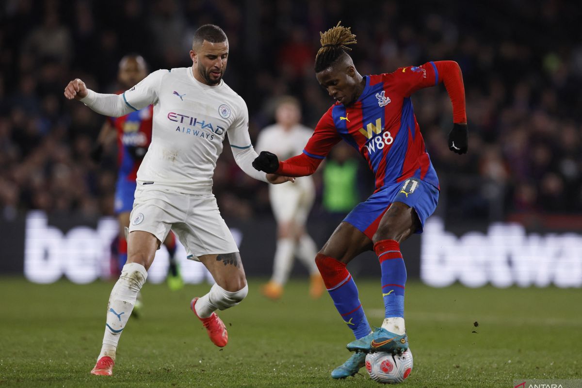 Man City ditahan imbang 0-0 di kandang Crystal Palace